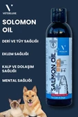 VETDELUXE Salmon Oil Omega 3-6 İçeren Deri Tüy Sağlığını Destekleyen Somon Yağı 200 Ml - 3
