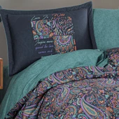 Hobby Clementina Çift Kişilik 300TC Saten Nevresim Takımı thumbnail 2