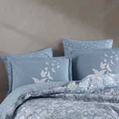 Hobby Hira Mavi - Çift Kişilik Poplin Kapitone Nevresim Takımı - 2