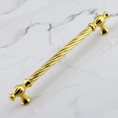 Burma Altın Metal Kulp 160 mm -16 cm Mobilya Çekmece Mutfak Dolabı Dolap Kulpları Kulbu Kulpu Gold - 8