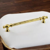 Burma Altın Metal Kulp 160 mm -16 cm Mobilya Çekmece Mutfak Dolabı Dolap Kulpları Kulbu Kulpu Gold - 4
