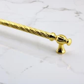 Burma Altın Metal Kulp 192 mm -19.2 cm Mobilya Çekmece Mutfak Dolabı Dolap Kulpları Kulbu Kulpu Gold - 5