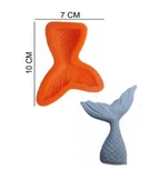 ŞEKER HAMUR KALIBI SİLİKON BALIK KUYRUĞU 7*10 CM - 1