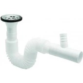 WUVERA Çamaşır ve Bulaşık Makinesi Çıkışlı Lavabo Sifonu - Körüklü, 35-75 cm - 4