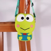 Ogi Mogi Toys Silikon Yeşil Kurbağa Omuz Çantası - 5
