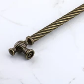 Burma Eskitme Antik Sarı Metal 224 mm -22.4 cm Mobilya Mutfak Çekmece Dolap Kulpu Kulbu Kulpları - 8