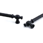 Burma Siyah Metal Kulp 224 mm - 22.4 cm Mobilya Çekmece Mutfak Dolabı Dolap Kulpları Kulbu Kulpu - 7