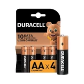 Duracell Aa Alkalin 4 Adet Paket Ince Pil - 1