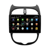 PEUGEOT 206 1999-2010 UYUMLU 6 GB RAM 128 GB HAFIZA ANDROID MULTIMEDIA thumbnail 3