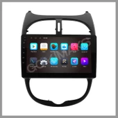 PEUGEOT 206 1999-2010 UYUMLU 6 GB RAM 128 GB HAFIZA ANDROID MULTIMEDIA thumbnail 2