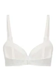 Fitilli Destekli Sütyen - Ekru - 4