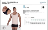 MEDIKAL ÖNDEN FERMUARLI JINEKOMASTI KORSESI ERKEK SIYAH - 1