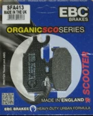 Ebc Sfa413 2007-2021 Suzuki Burgman UH 150 Uyumlu Arka Fren Balatası Organik Balata thumbnail 1