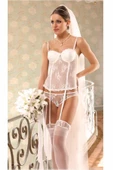 New Bride 20046 Dantelli Dolgulu & Push-up Büstiyer Takım - 3