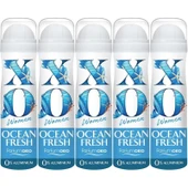 XO Deodorant 150ML Women-Kadın Ocean Fresh (5 Li Set) thumbnail 1