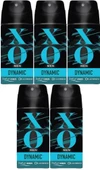 XO Deodorant 150ML Men-Erkek Dynamıc (5 Li Set) - 1