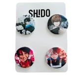 ANİMELİ ROZET,ROZET,DEATH NOTE KARAKTERLİ ROZET - 1