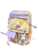 Color Bags Ultra Kalite Su Geçirmez Sırt Destekli Okul Çantası B-25 - 1