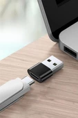 Dönüştürücü Adaptör USB 'den TYPE-C 'ye Veri Aktarımı Sağlayıcı Şarj Data Çevirici - 10