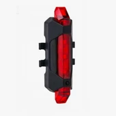 Petinka Bisiklet Parlak Led Lamba Usb Şarj Su Geçirmez Güvenlik Uyarı Arka Işığı - 4