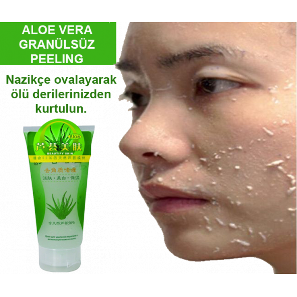 ALOE ÖZLÜ CİLT BEYAZLATICI TEMİZLEME JELİ / PEELING(Yağlı Ciltler İçin) - 2