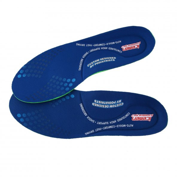 601 - icemen Spor Ayakkabılar için Özel Anotomik Taban - Hediyelidir.