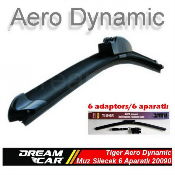 Dreamcar Tiger Aero Dynamic Araca Özel 6 Aparatlı Muz Sil. 53cm