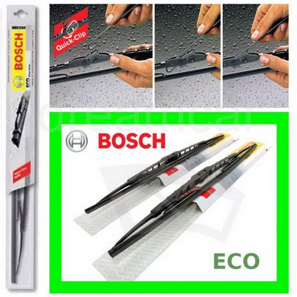 Bosch Eco Universal Quick-Clip Telli Grafitili Silecek 60cm 1 Ad.