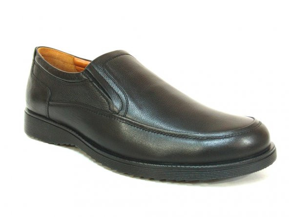 Turan 2011 Siyah Bağcıksız Comfort Erkek Ayakkabı