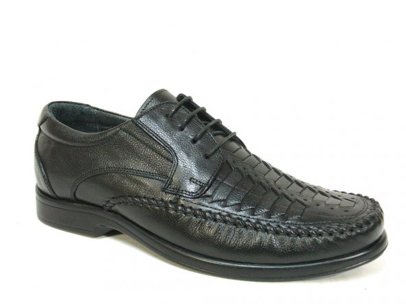 Fierro 812 Siyah Bağcıklı Comfort Erkek Ayakkabı