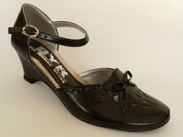 Byr Shoes Siyah Bayan Klasik Ayakkabı