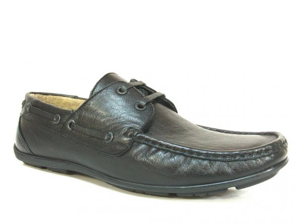 Berfo 4534 Siyah Bağcıklı Erkek Ayakkabı