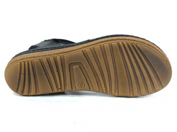 Carlaverde 140730 Siyah Anatomik Comfort Bayan Sandalet - 6