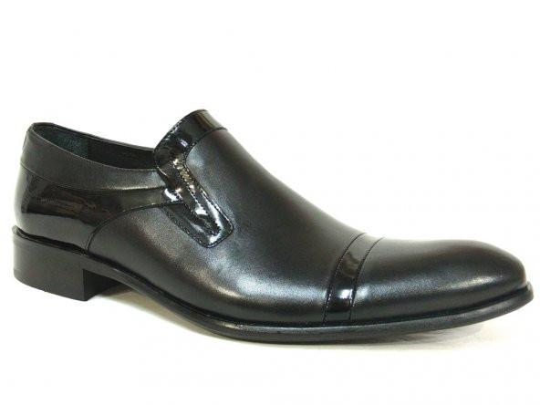 Smart 4651 Siyah Bağcıksız Erkek Ayakkabı