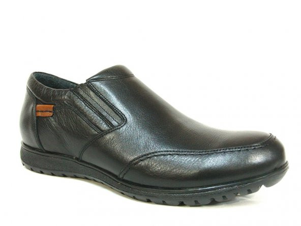 Fierro 878 Siyah Bağcıksız Erkek Ayakkabı