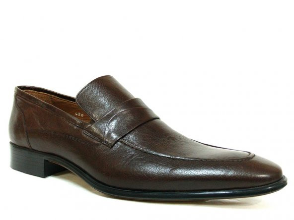 Aksin 420 Kahverengi Bağcıksız Erkek Ayakkabı