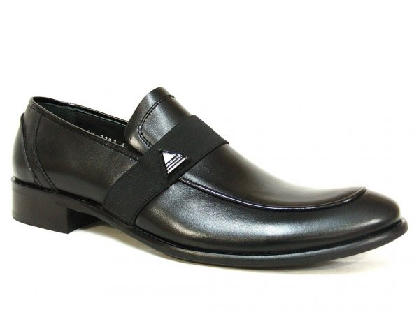 Smart 2393 Siyah Bağcıksız Erkek Ayakkabı