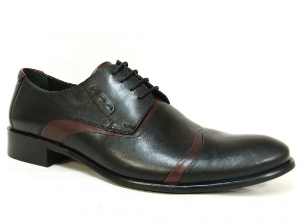 Smart 1806 Siyah Kahverengi Bağcıklı Erkek Ayakkabı