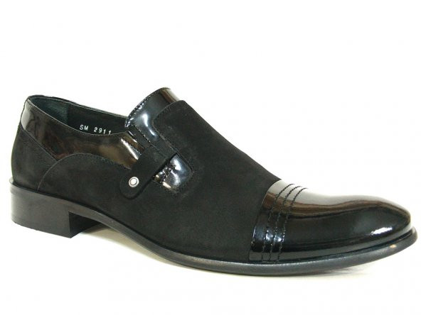 Smart 2911 Siyah Bağcıksız Erkek Ayakkabı