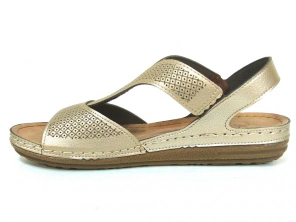 Carlaverde 140730 Altın Anatomik Comfort Bayan Sandalet - 3