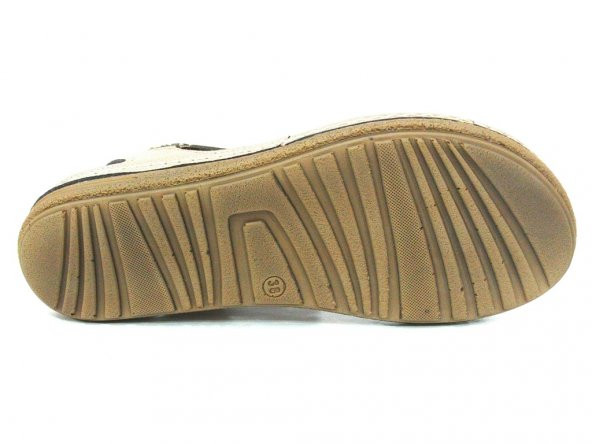 Carlaverde 140730 Altın Anatomik Comfort Bayan Sandalet - 6