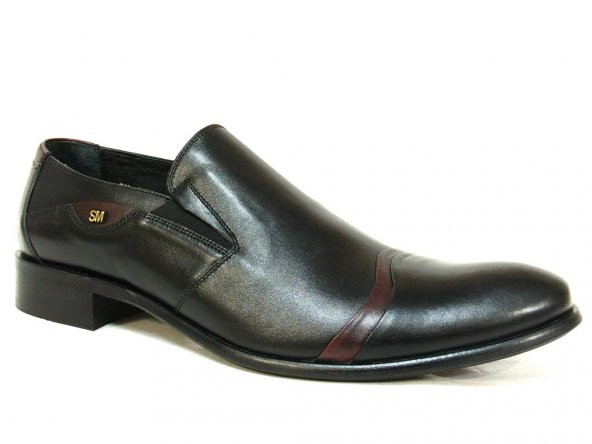 Smart 1810 Siyah Kahve Bağcıksız Erkek Ayakkabı