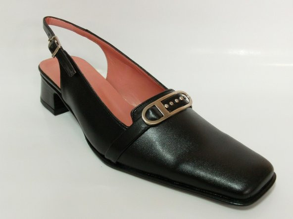 Karaca Siyah Sandalet Bayan Ayakkabı