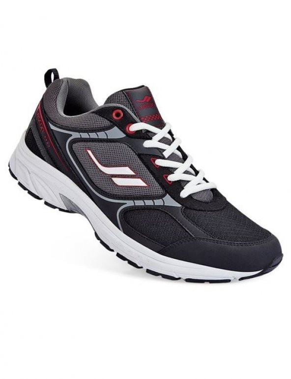 Lescon L3018 Siyah Beyaz Erkek Günlük Running Spor Ayakkabı