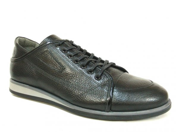 Grotto 21339 Siyah Bağcıklı Casual Erkek Ayakkabı