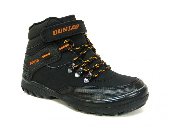 Dunlop 626238 Siyah Cırtlı Soğuk Geçirmez Çocuk Botu