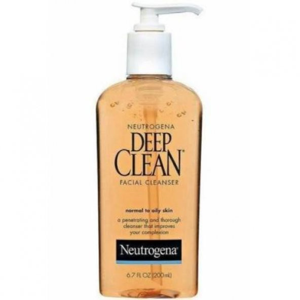 Neutrogena Deep Clean Facial Cleanser 200 ml ( Yüz Temizleme Jeli )