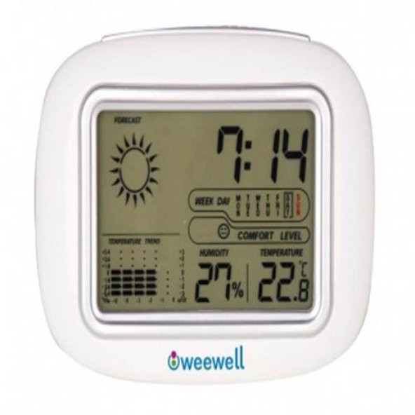 Weewell Dijital Nem ve Sıcaklık Ölçer Higro Termometre Whm120