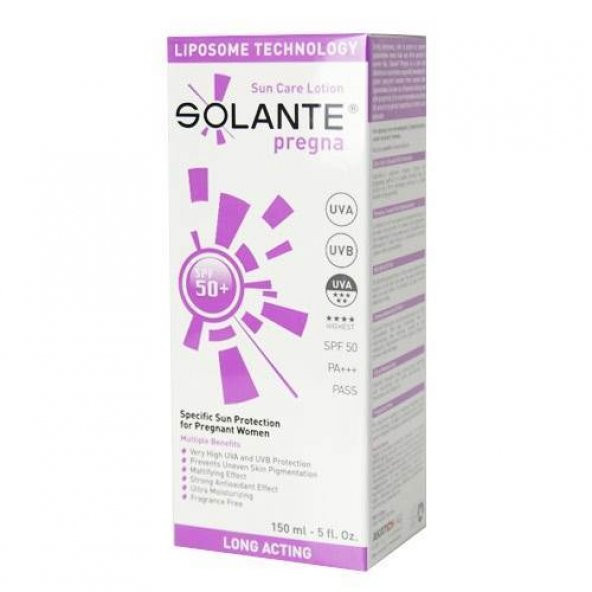 Solante Pregna SPF 50+ 150 ml.