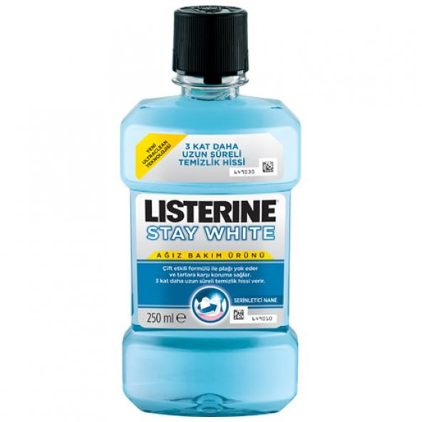 Listerine Stay White Gargara Serinletici Nane 250 ml